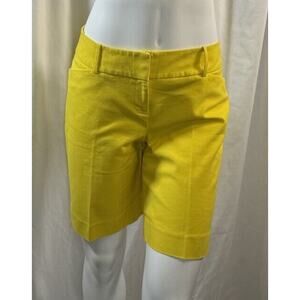 Outback Red Cotton Spandex Bermuda Shorts, Yellow, Sz: 10, 79-29